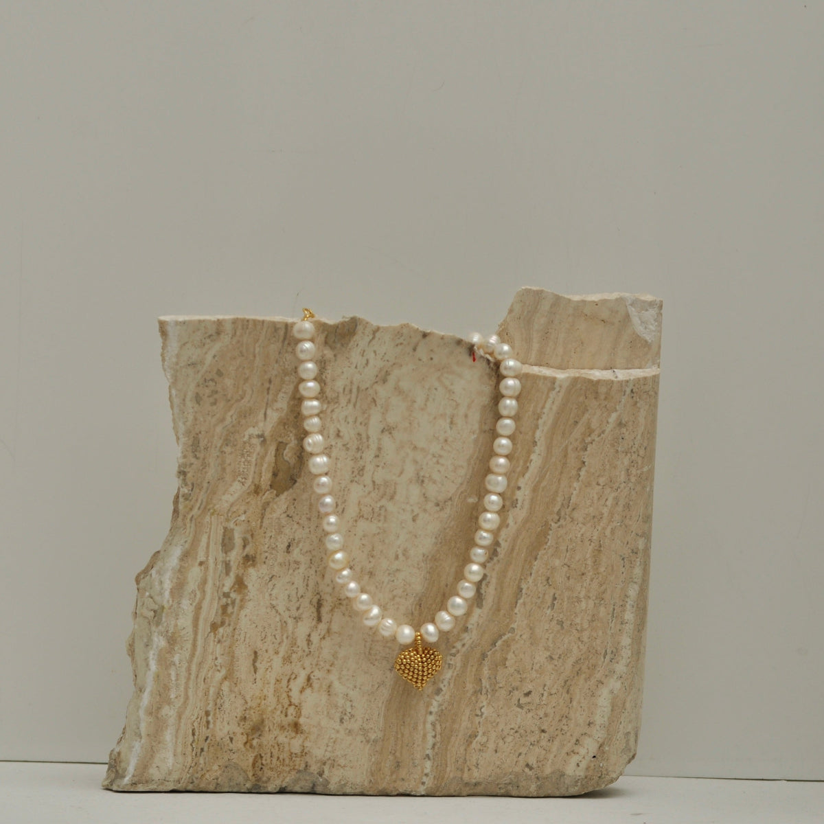 Collar Corazón de Perlas