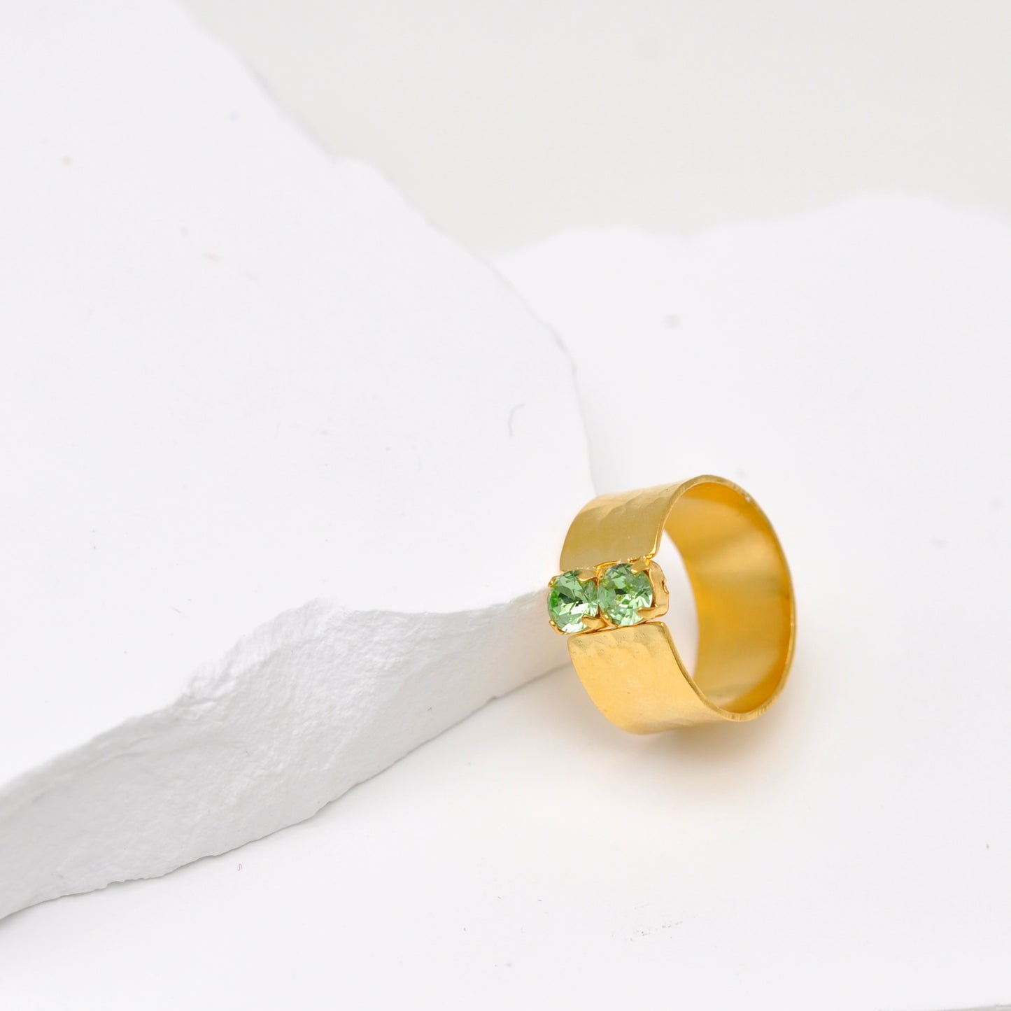 Anillo Duo de Cristales
