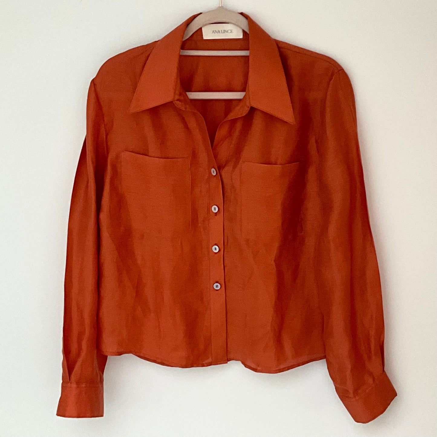 Camisa Lino con Botones