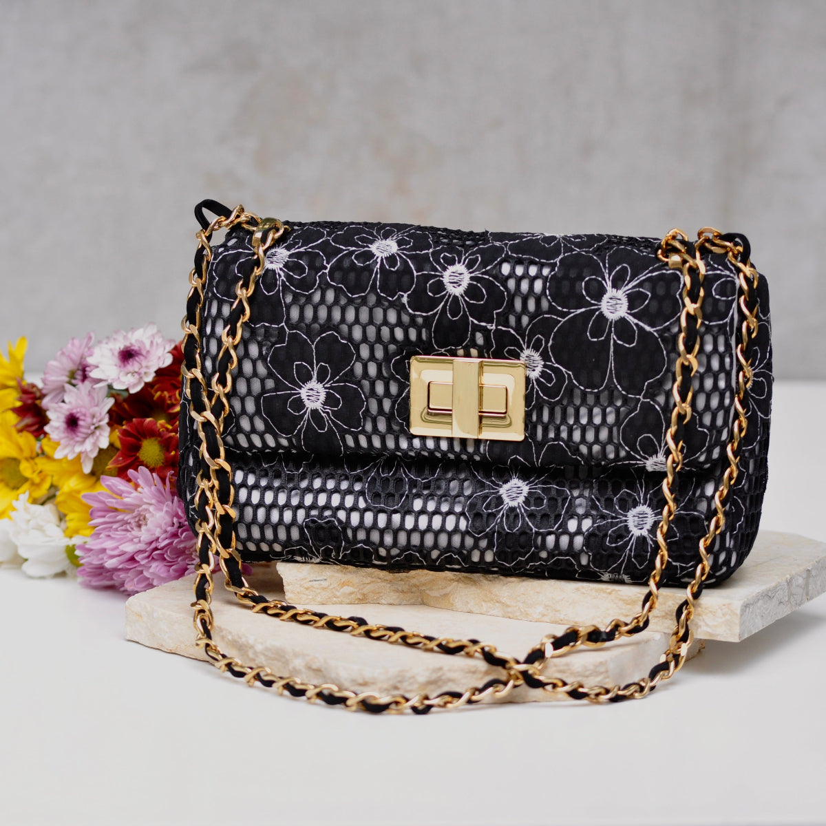 Bolso Lullu Baguette Black