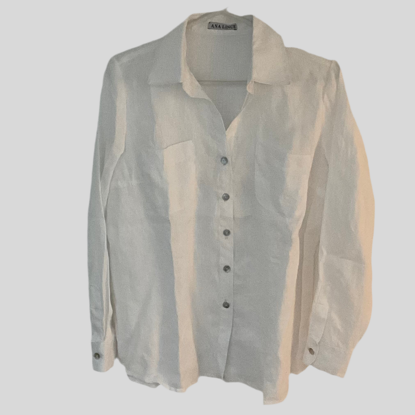Camisa Lino con Botones