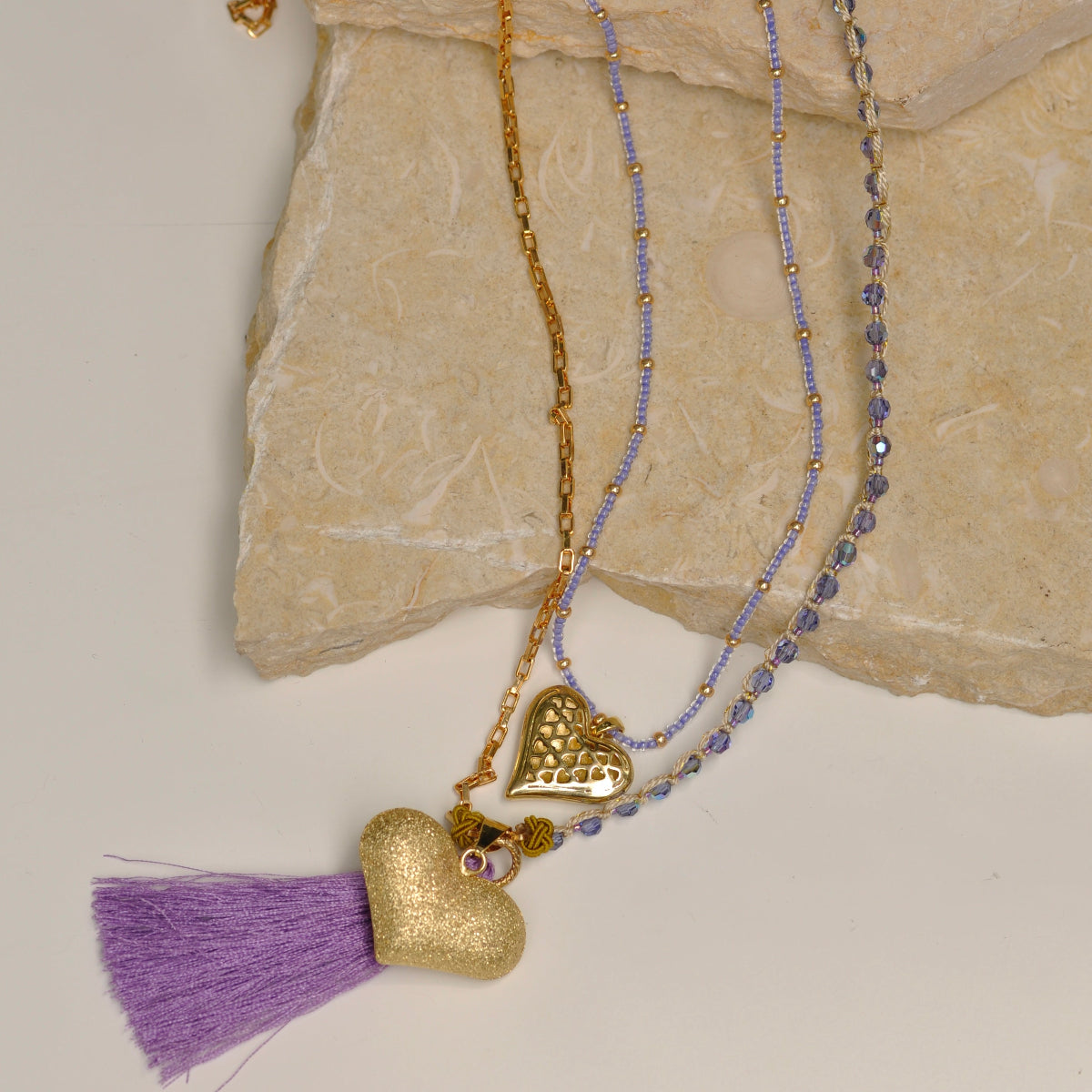 Collar Corazones de Esperanza