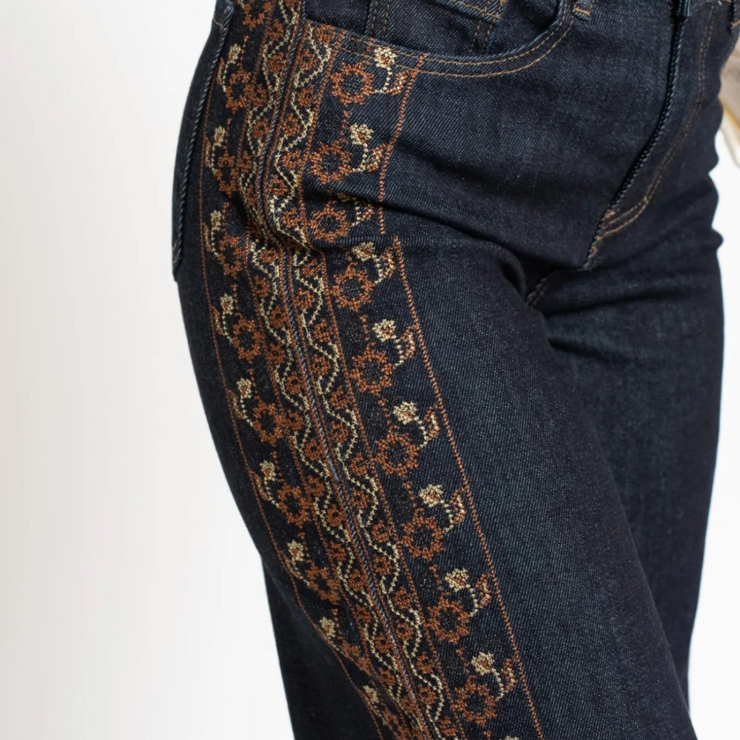 BlueJean Oscuro Franja Café