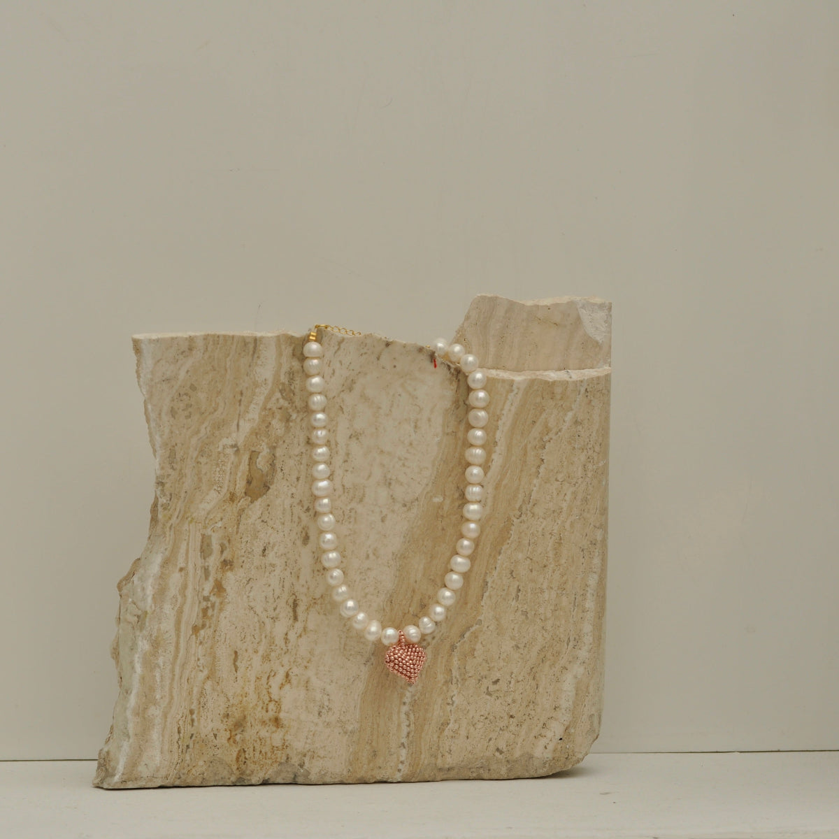 Collar Corazón de Perlas