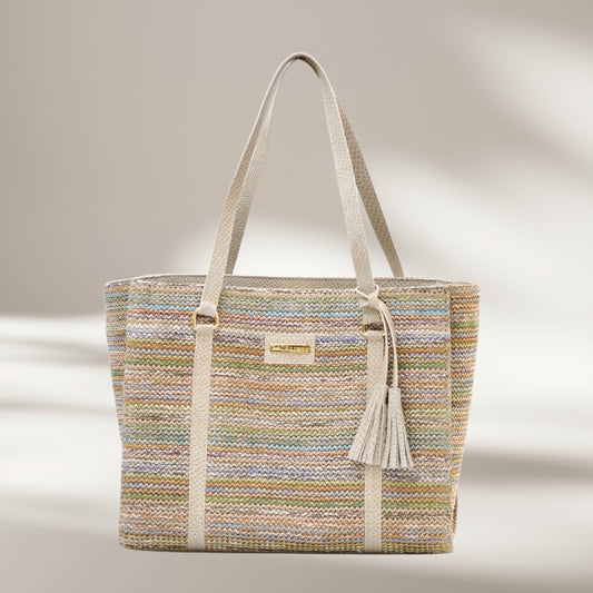 Bolso Milano Tote Beige | Ana Lince