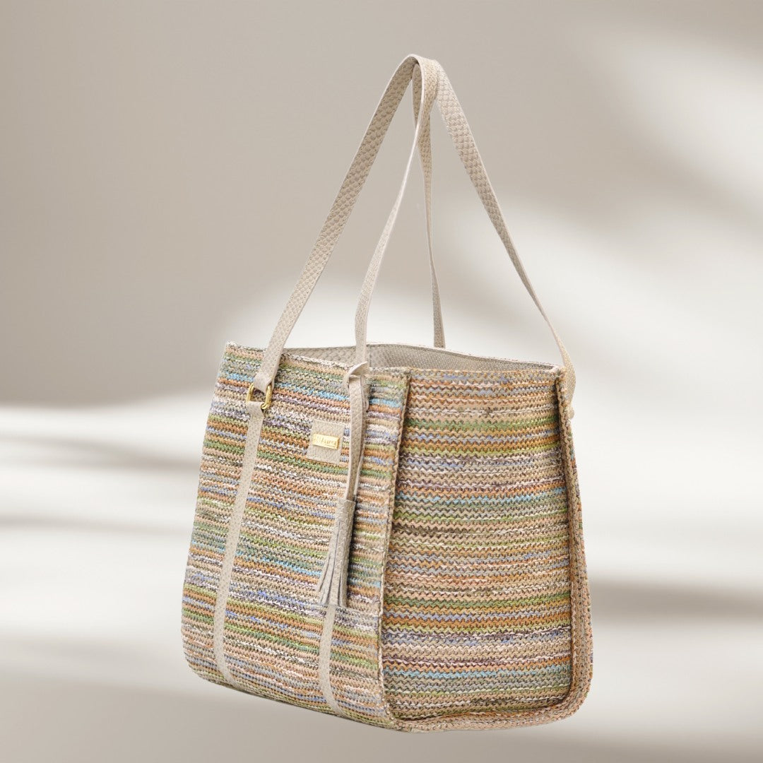 Bolso Milano Tote Beige | Ana Lince