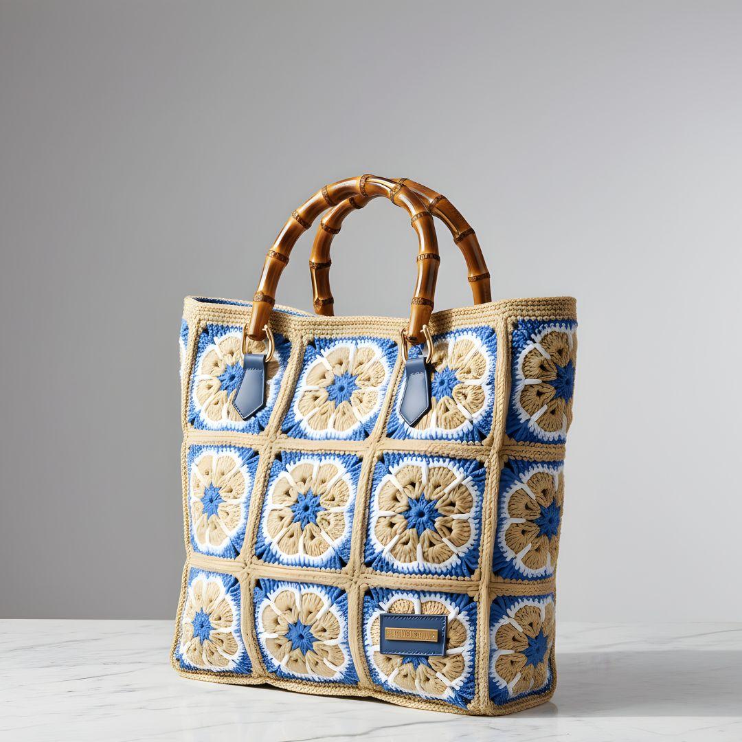 Bolso Lola Crochet Blue | Ana Lince