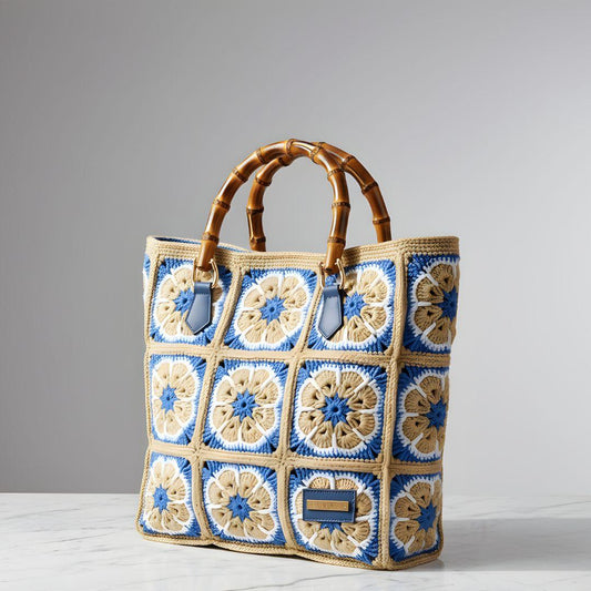 Bolso Lola Crochet Blue | Ana Lince