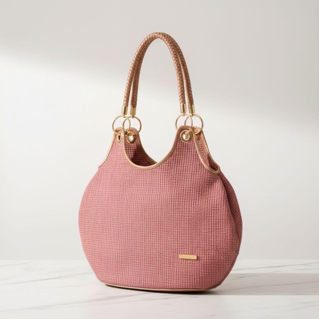 Bolso Round Yute Pink | Ana Lince