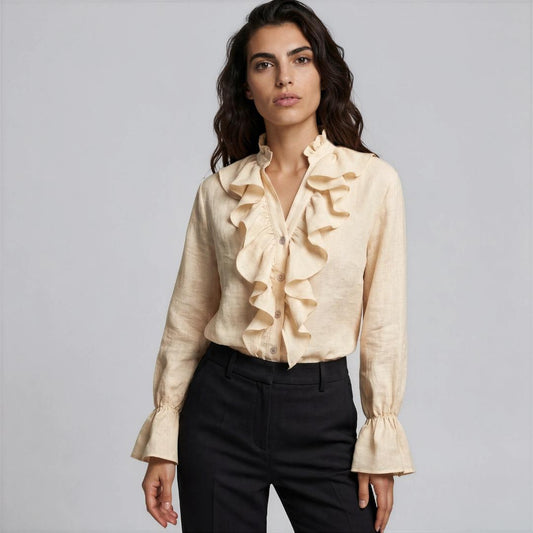 Camisa Lino Boleros | Ana Lince - Colombia