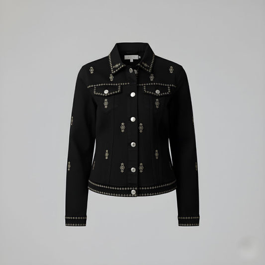 Chaqueta de Jean Negra | Ana Lince