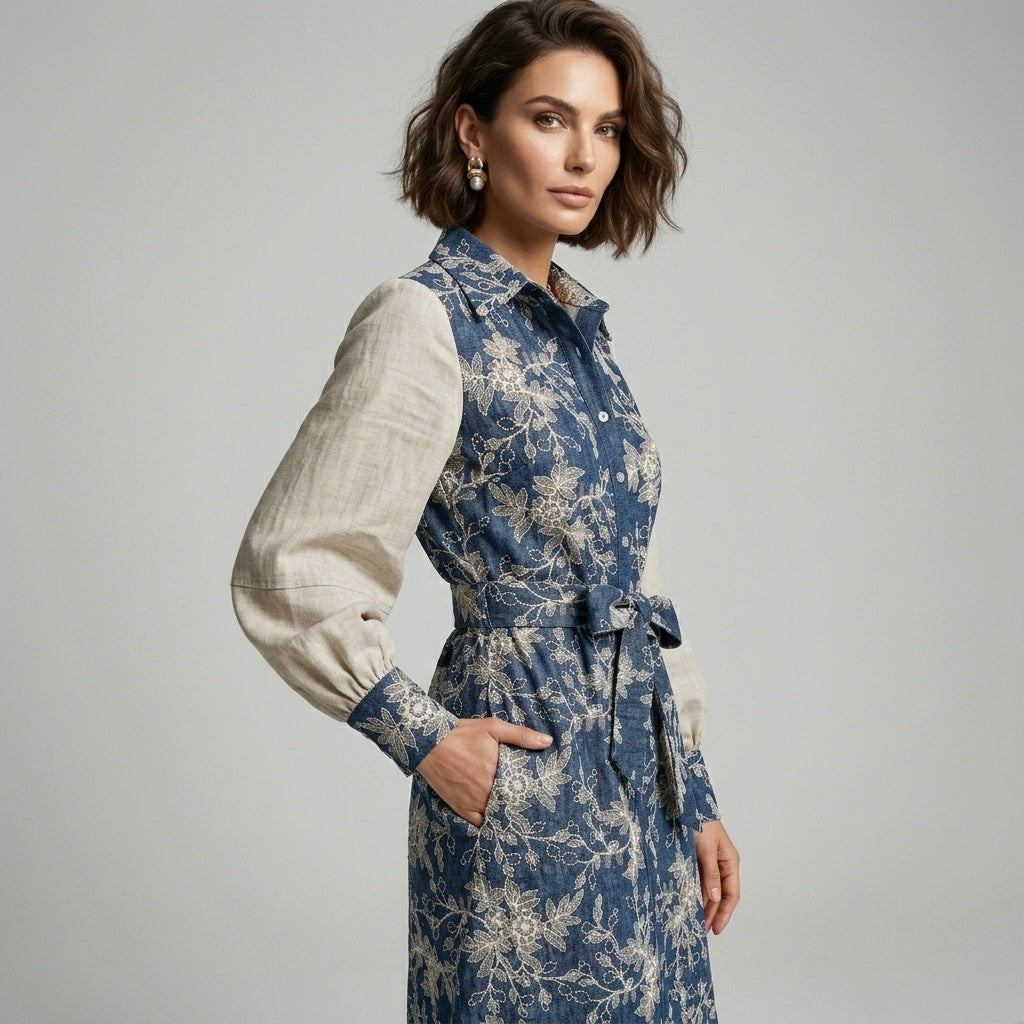 Conjunto Navy Flora | Ana Lince