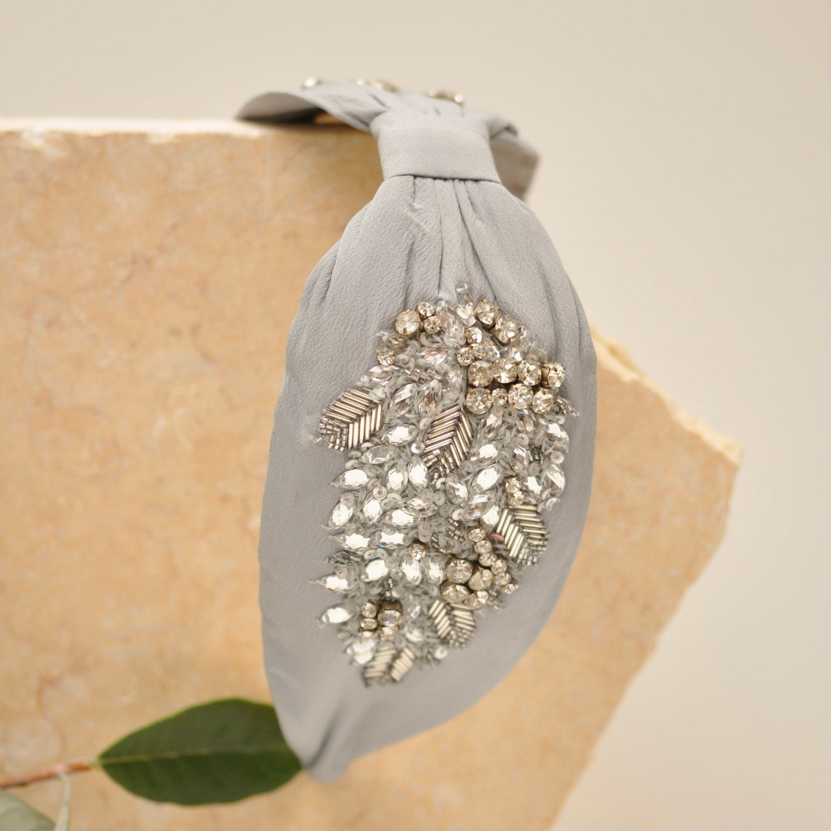 Diadema Silver Radiant Crystal - Ana Lince