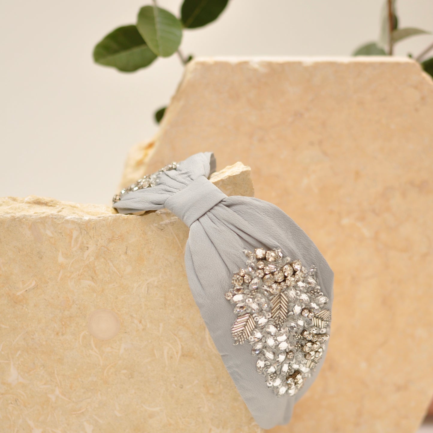 Diadema Silver Radiant Crystal - Ana Lince