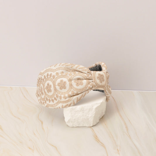 Diadema Aura Beige | Ana Lince