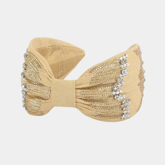 Diadema Dorada Hojas de Oro | Ana Lince