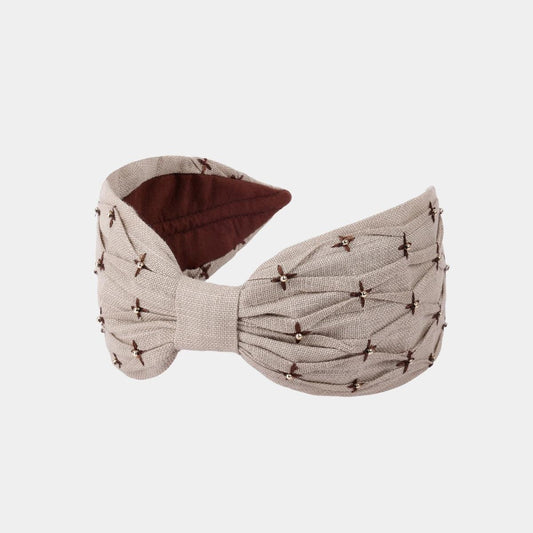 Diadema Lino Natural | Ana Lince