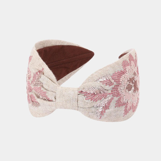 Diadema Lino Rosa Sakura | Ana Lince