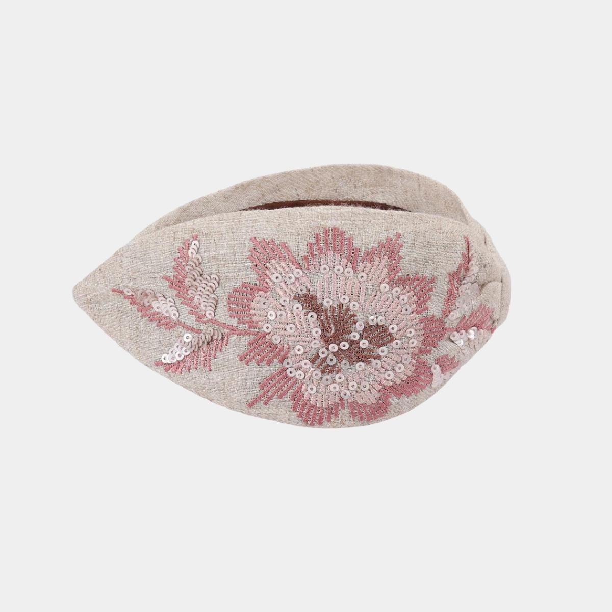 Diadema Lino Rosa Sakura | Ana Lince