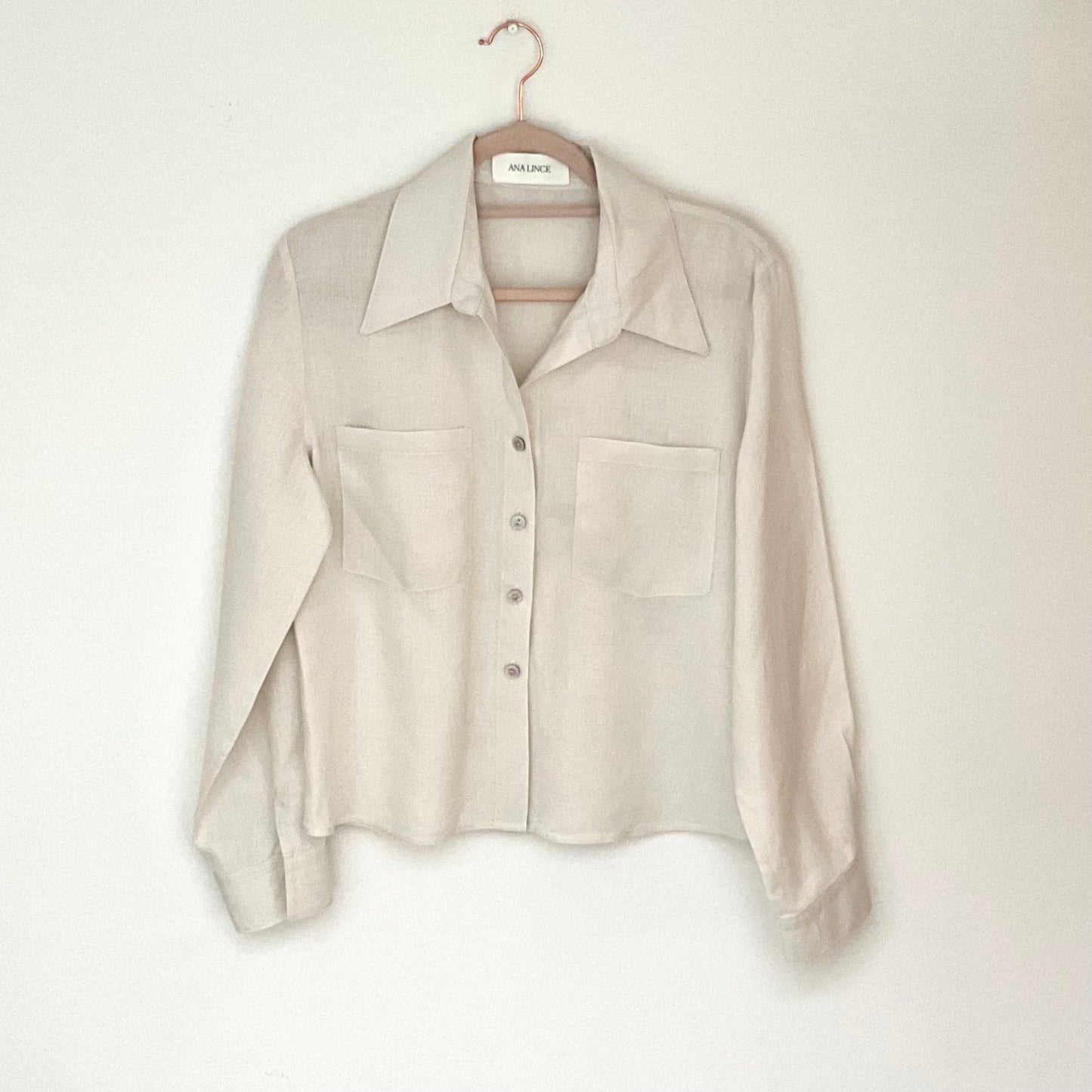 Camisa Lino con Botones