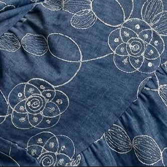 Falda Brisa Indigo | Ana Lince