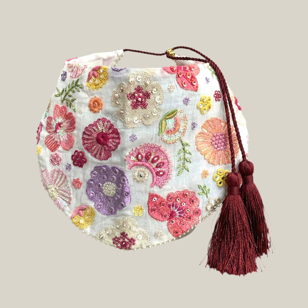 Pañoleta Bordado Floral | Ana Lince