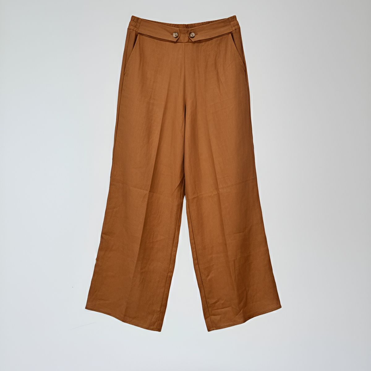 Pantalon Lino Mostaza | Ana Lince