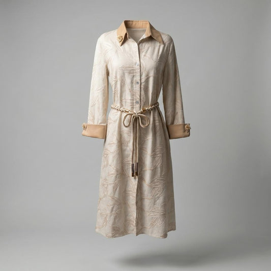 Vestido Lino Brisa de Otoño | Ana Lince