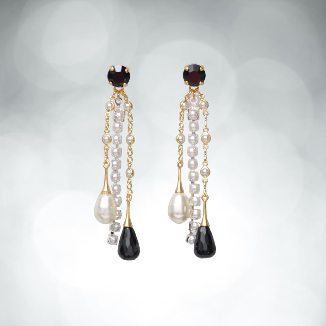 Aretes Cascada Cristales - Ana Lince Accesorios - Accesorios para Mujer - Atemporales & Sostenibles