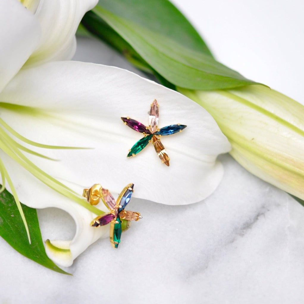 Aretes Flor de Anis - Ana Lince Accesorios - Accesorios para Mujer - Atemporales & Sostenibles