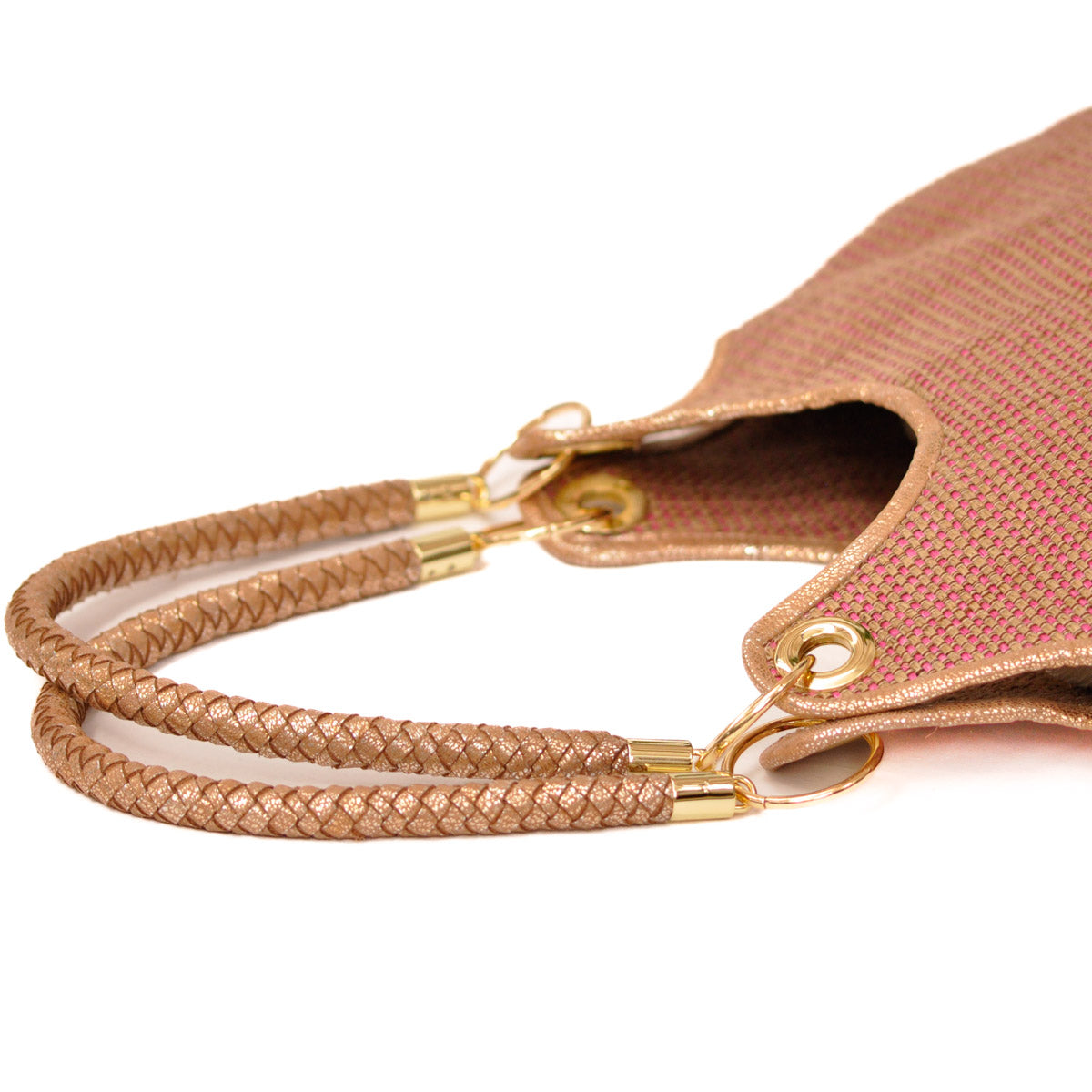 Bolso Round Jute Pink - Ana Lince Accesorios - Accesorios para Mujer - Atemporales & Sostenibles