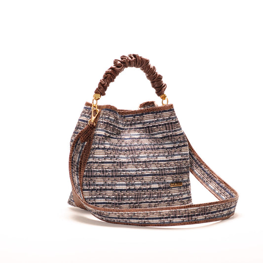 Bolso - Signature Bag Azul/Cafe - Ana Lince Accesorios - Accesorios para Mujer - Atemporales & Sostenibles
