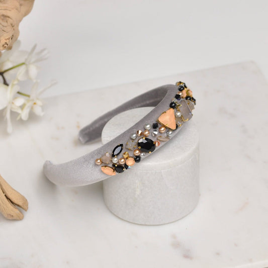 Diadema Velvet Crystal Princess - Ana Lince Accesorios - Accesorios para Mujer - Atemporales & Sostenibles