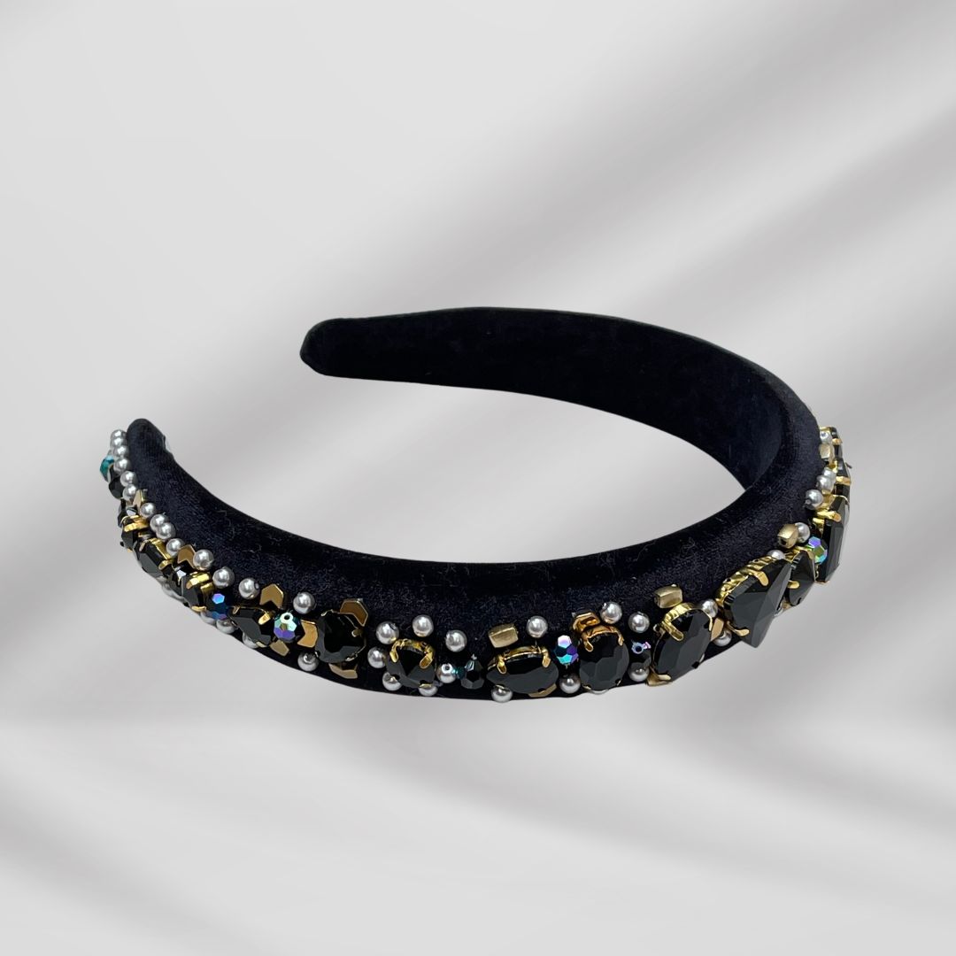 Diadema Velvet Crystal Princess - Ana Lince Accesorios - Accesorios para Mujer - Atemporales & Sostenibles