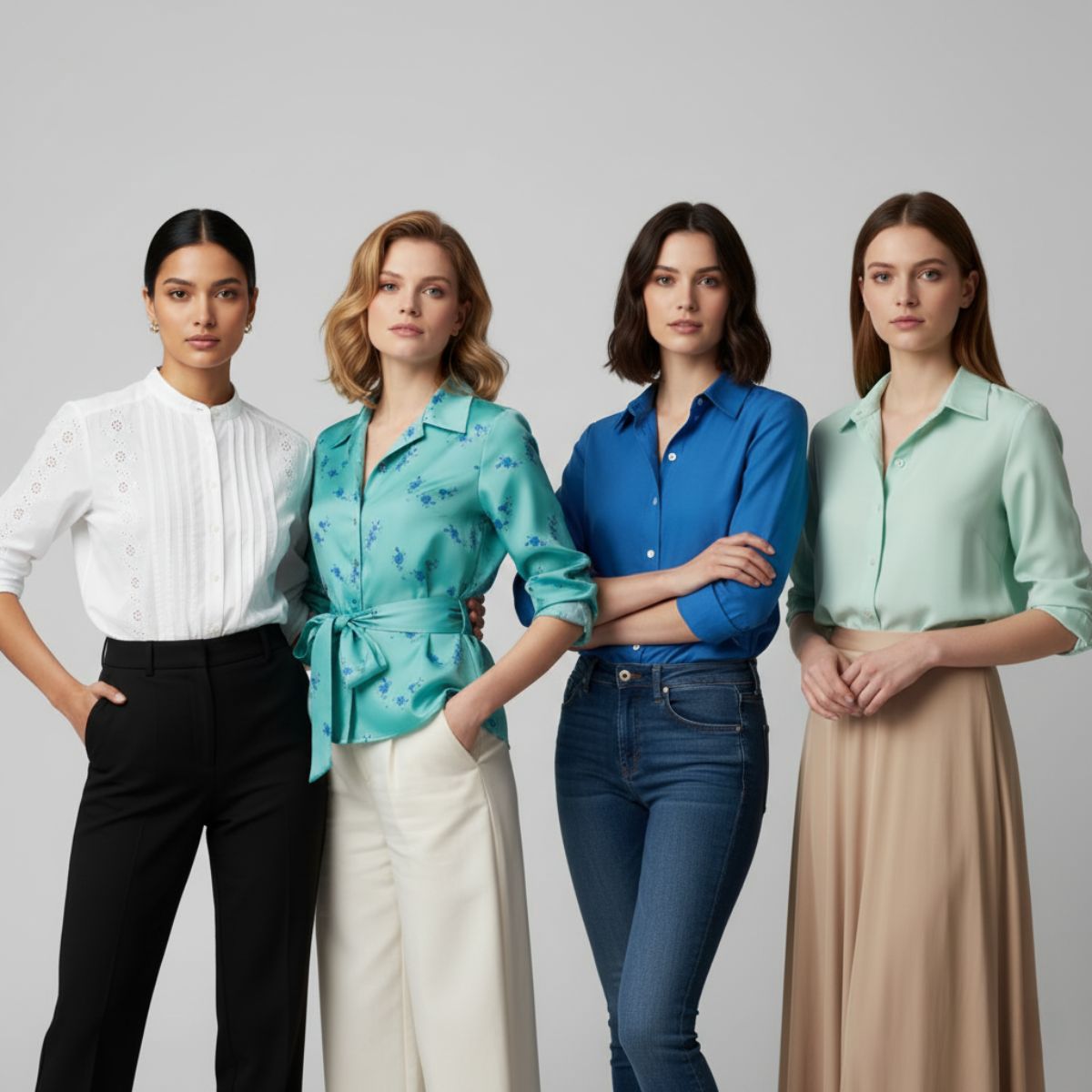 Coleccion de Camisas en lino, algodon y fibras naturales | Ana Lince