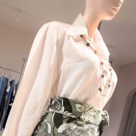 Camisa Lino con Botones