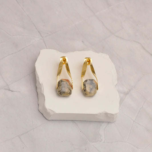Aretes Agata de Encaje
