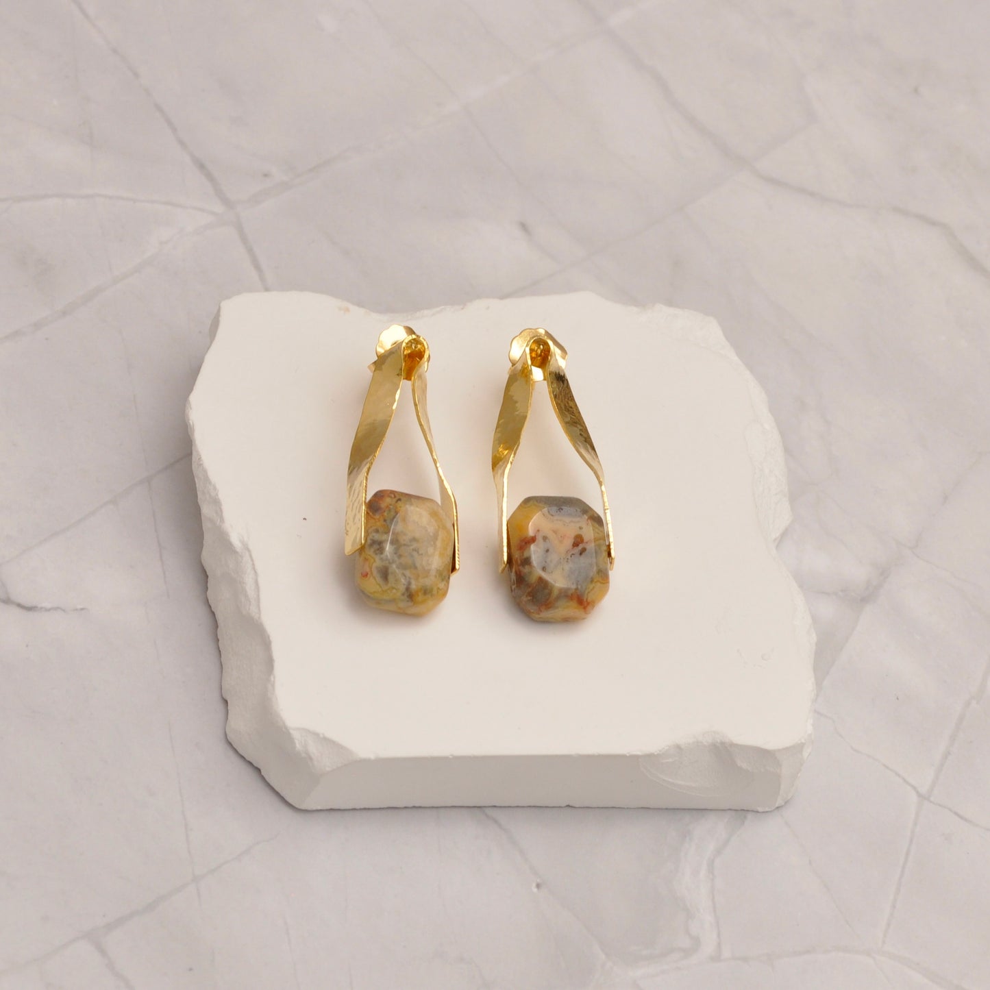 Aretes Agata de Encaje