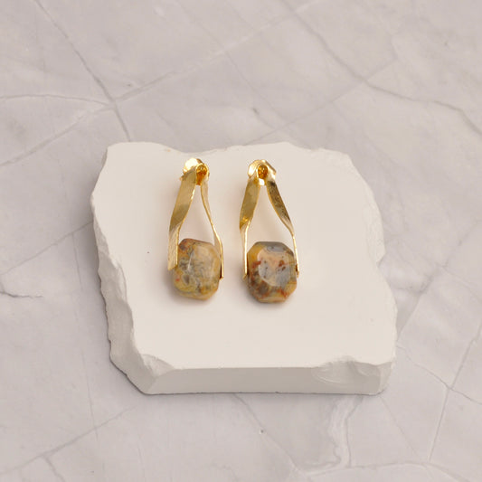 Aretes Agata de Encaje