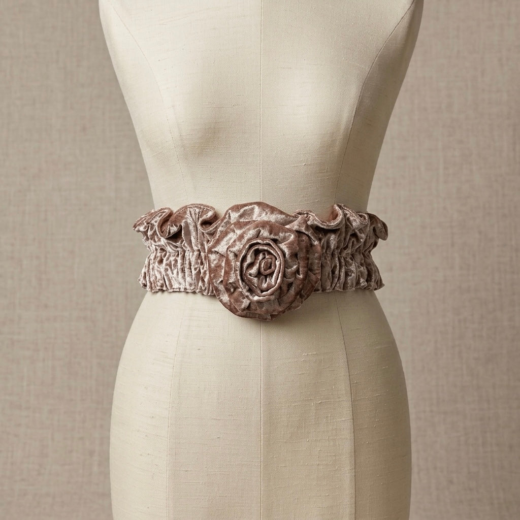Cinturón Velvet Rose