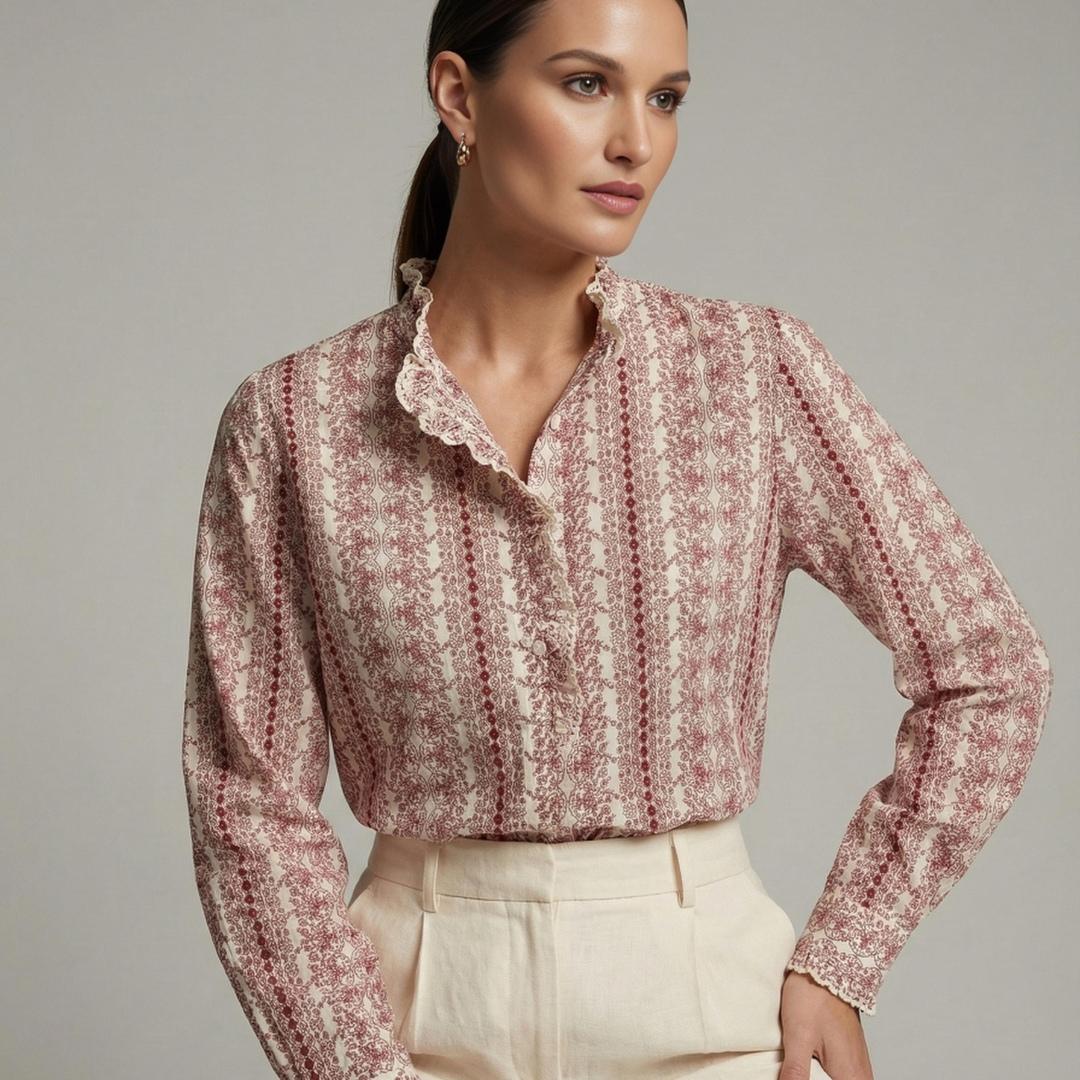 Camisa Amelie Roja | Ana Lince
