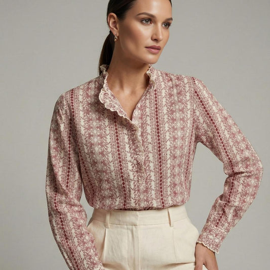 Camisa Amelie Roja | Ana Lince