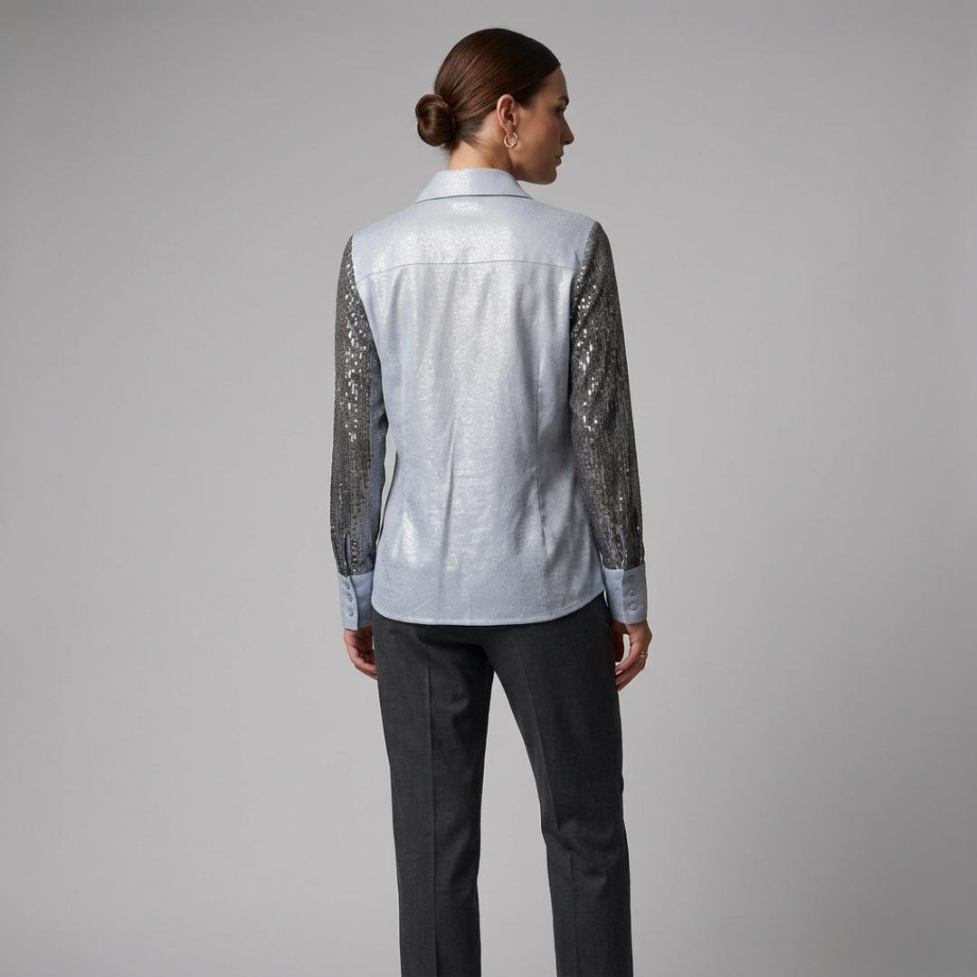 Blusa Elysian Azul Celeste | Ana Lince - Colombia