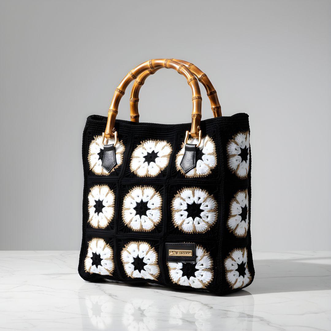 Bolso Lola Crochet Black | Ana Lince