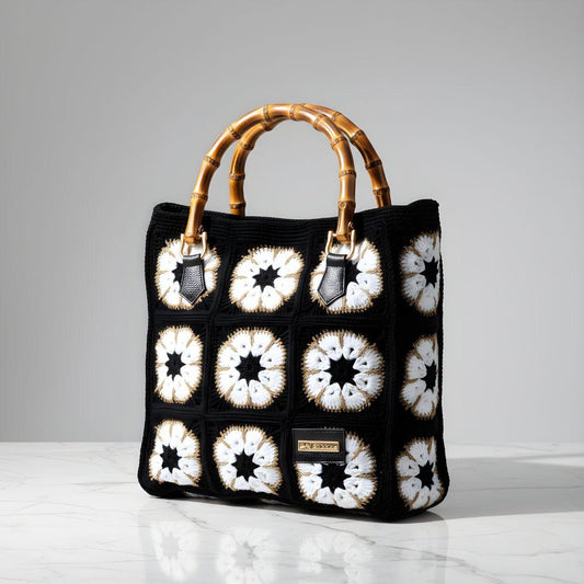 Bolso Lola Crochet Black | Ana Lince