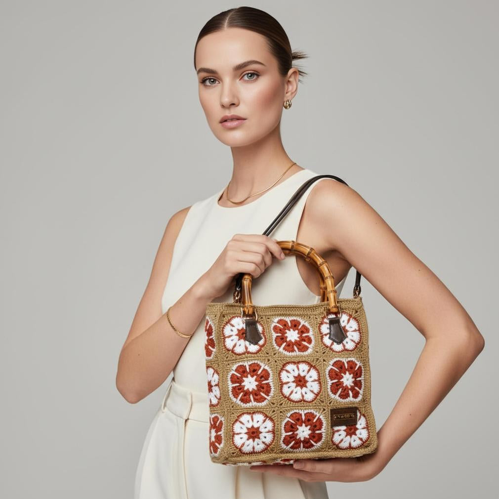 Bolso Lola Crochet Red | Ana Lince