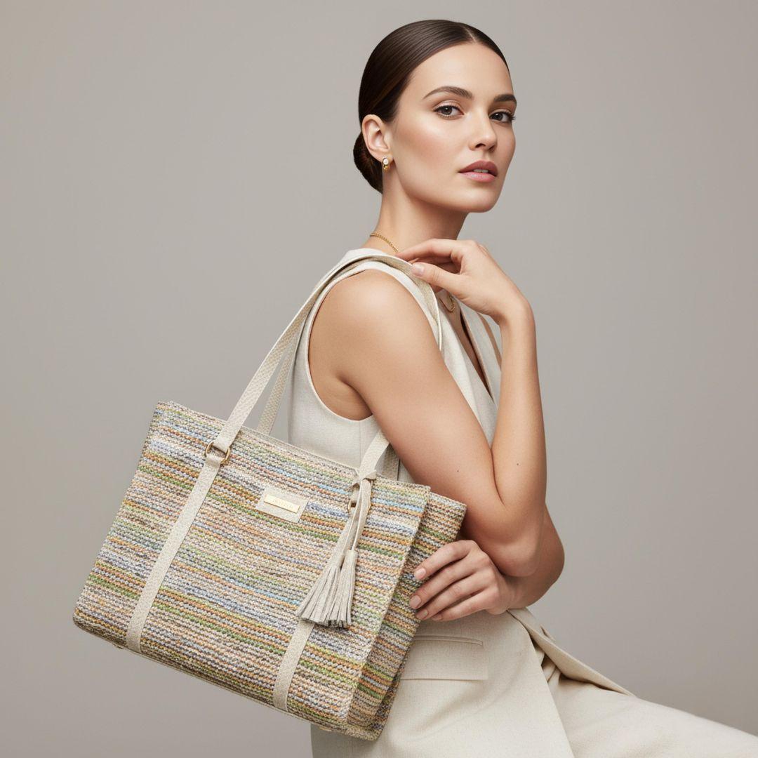 Bolso Milano Tote Beige | Ana Lince