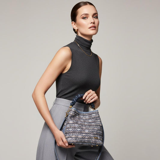 Bolso Signature Azul | Ana Lince