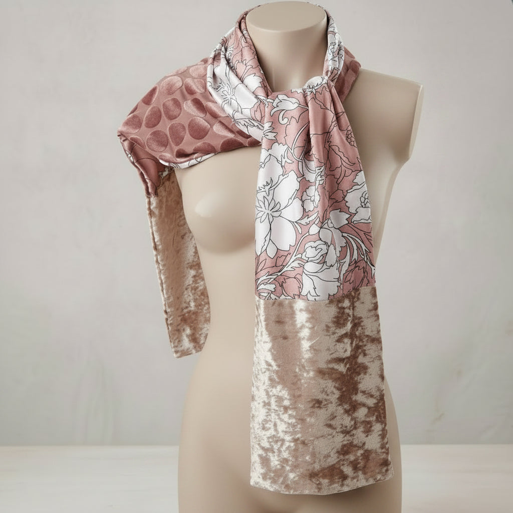 Bufanda Petal Velvet |Ana Lince