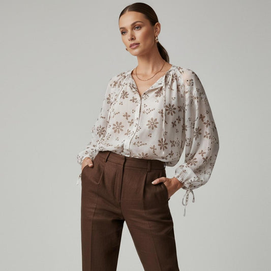 Camisa Algodon Bordada | Ana Lince